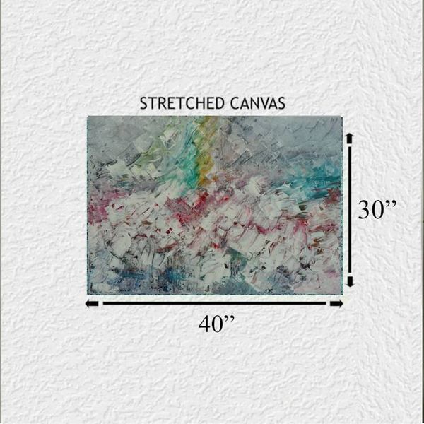 Alternate image for Expressions - 40 x 30 x 3/4 Original Abstract Acrylic Painting on Canvas