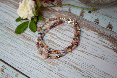 Alternate image for Candy Heart Triple-Strand Cubic Zirconia Bracelet