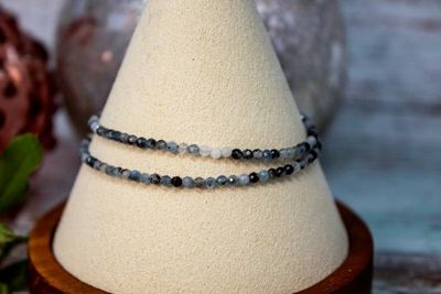 Alternate image for Azure Tide Devil Blue Aquamarine Bracelet Set
