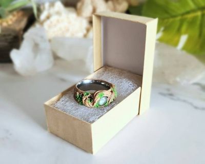 Alternate image for Labradorite and Polymer Clay Fantasy Ring