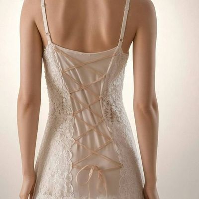 Alternate image for Ethereal Hand-Embroidered Tulle Evening Gown with Delicate Lace Appliqué