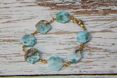 Alternate image for Caribbean Tide Larimar Slice Bracelet