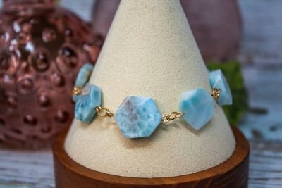 Alternate image for Caribbean Tide Larimar Slice Bracelet