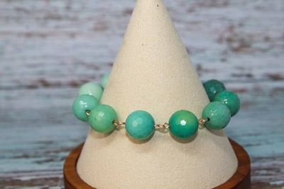Alternate image for Peruvian Sky Blue Opal Bracelet