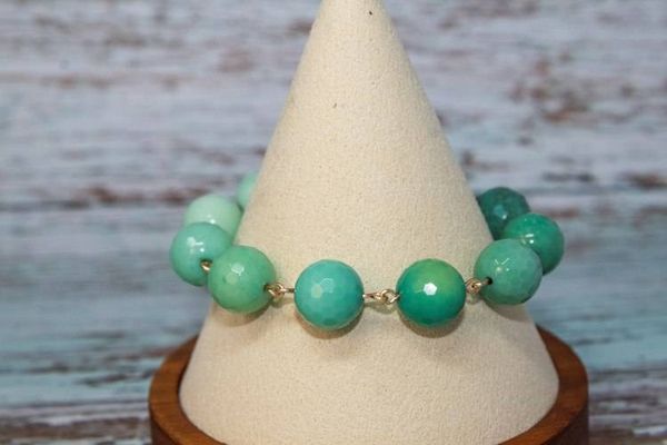 Alternate image for Peruvian Sky Blue Opal Bracelet