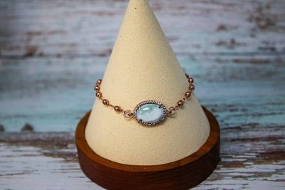 Alternate image for Rosewater Siren Larimar and Rose Gold Vermeil Bracelet