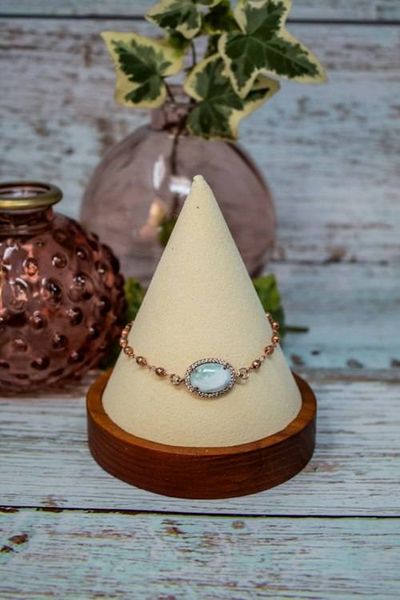 Alternate image for Rosewater Siren Larimar and Rose Gold Vermeil Bracelet