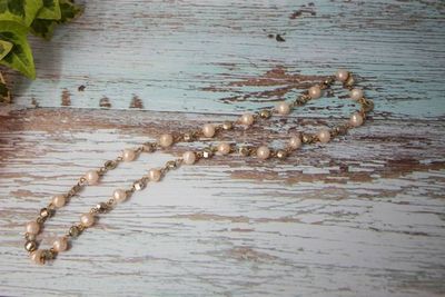 Alternate image for All That Glitters Pyrite and Faceted Freshwater Pearl Necklace