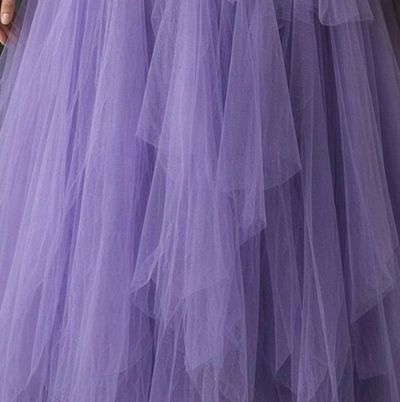 Alternate image for Enchanted purple Medieval fantasy gown with ornate embellished bodice and ethereal tulle skirt