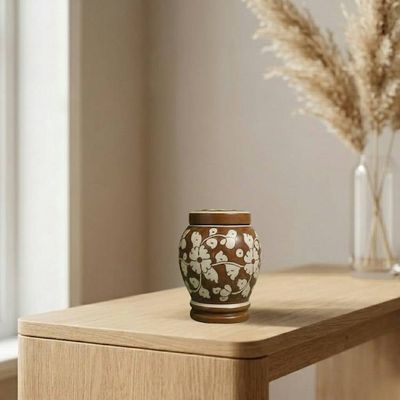 Alternate image for Handmade Pottery Keepsake Urn | Mini Cremation Urns for Ashes
