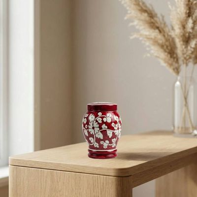 Alternate image for Handmade Pottery Keepsake Urn | Mini Cremation Urns for Ashes