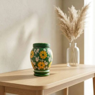 Alternate image for Handmade Pottery Keepsake Urn | Mini+ Ceramic Cremation Urns for Ashes