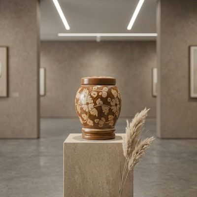 Alternate image for Handmade Pottery Urn 3.0 | Large Ceramic Cremation Urn for Adult Ashes