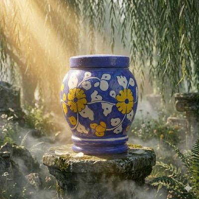 Alternate image for Handmade Pottery Urn 4.0 | Large Ceramic Cremation Urns for Adult Ashes