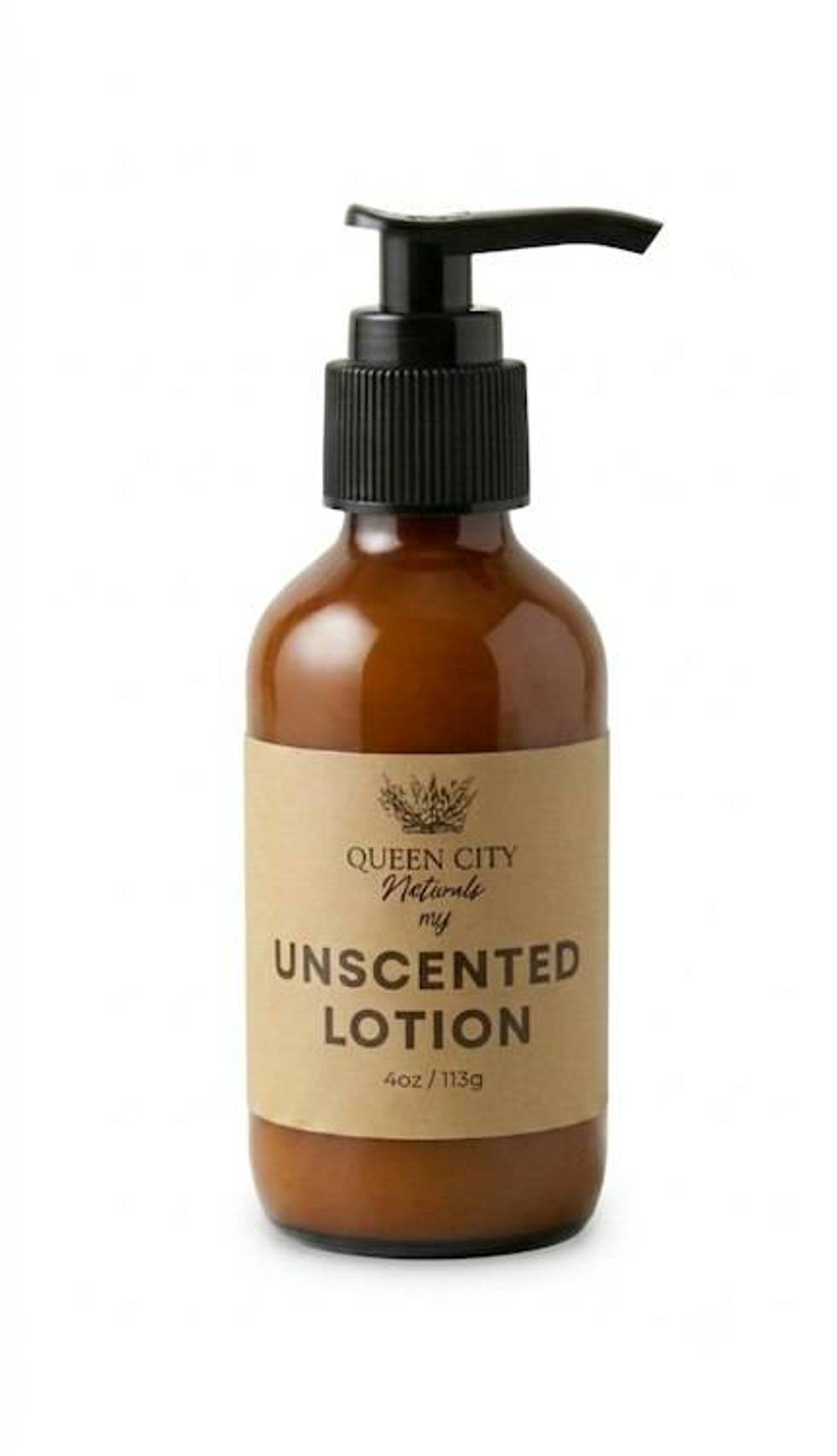 Queen City Naturals Unscented Lotion - Natural Body Moisturizer