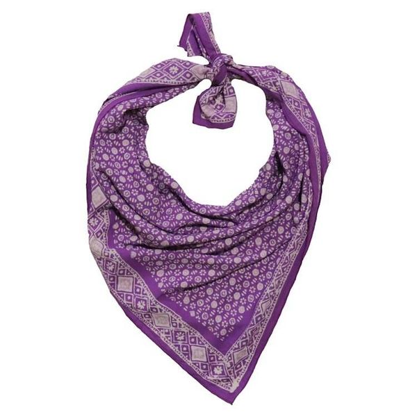 Alternate image for Large 39 Hand Dyed Batik Bandana, 100% Soft Cotton, Timeless Trace