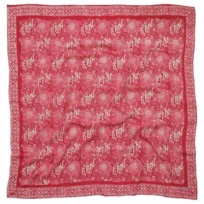 Alternate image for Large 39 Hand Dyed Batik Bandana, 100% Soft Cotton, Giant Padma in pink