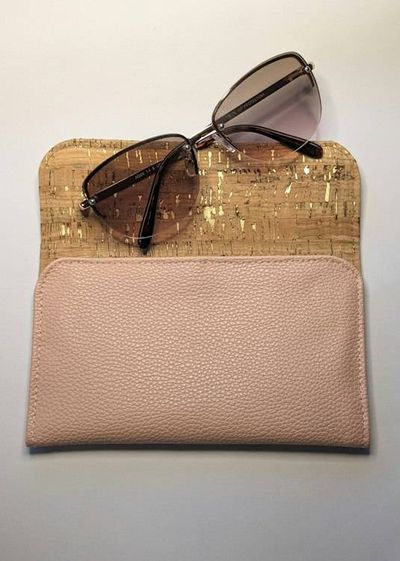 Alternate image for Pink Faux Leather Wallet with Inner Card Pocket - My Simple Wallet