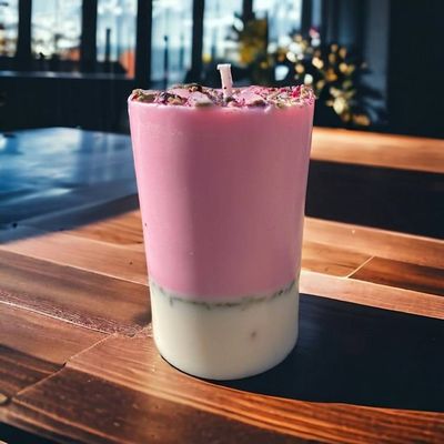 Primary image for Self Love / Self Growth Candle | Handmade Rose & Lavender Crystal Candle