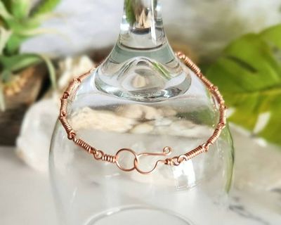 Alternate image for Leopard Shell and Wood Copper Bracelet
