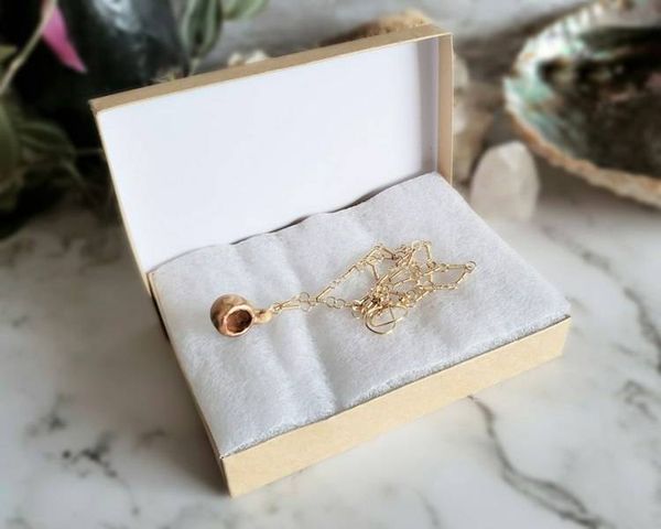 Alternate image for Polymer Clay Teacup & Gold Colored Sterling Silver Necklace