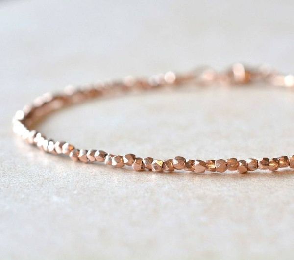 Alternate image for Karen Hill Tribe Rose Gold Vermeil Beaded Bracelet