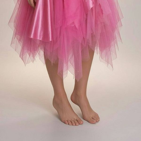 Alternate image for Handcrafted pink fairy dress and layered tulle skirt