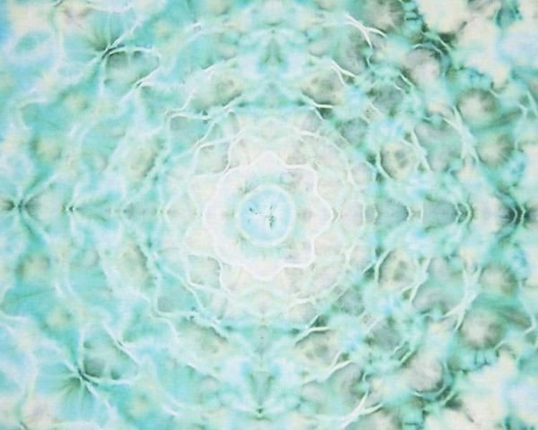 Alternate image for 100% Cotton Bandana 25.5 Square - Aqua Green