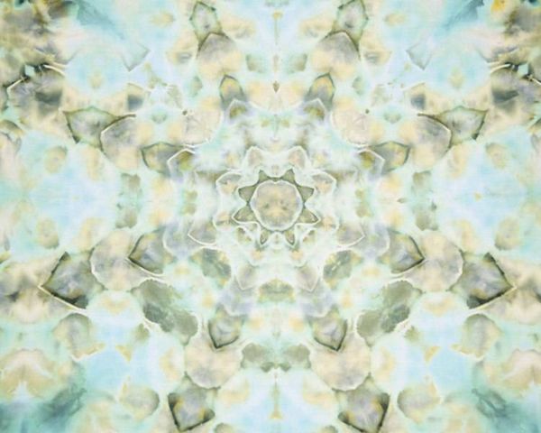 Alternate image for 100% Cotton Bandana 25.5 Square - Green Turqouise