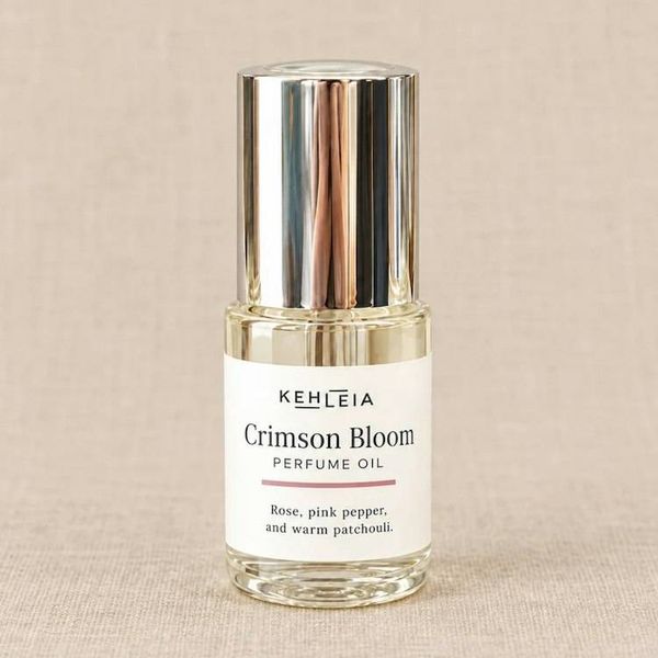 Image for Crimson Bloom Perfume Oil | Rose, Pink Pepper & Warm Patchouli
