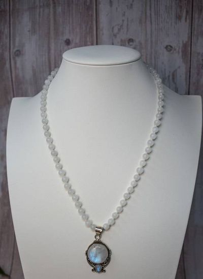 Alternate image for Lunar Veil Moonstone Necklace