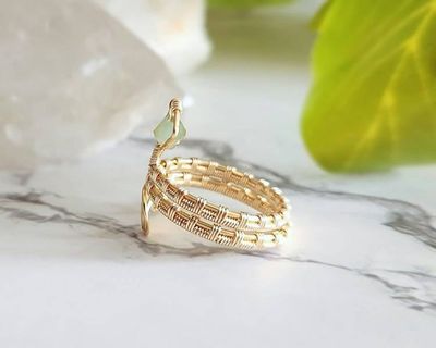 Alternate image for Snake Midi Knuckle Ring