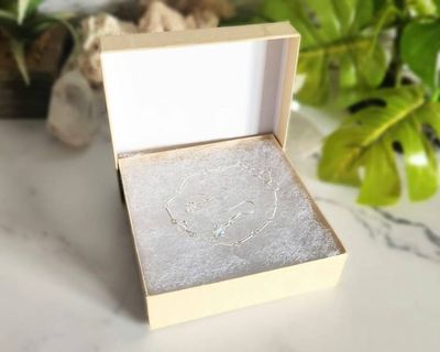 Alternate image for Vintage Crystal Sterling Silver Jewelry Set