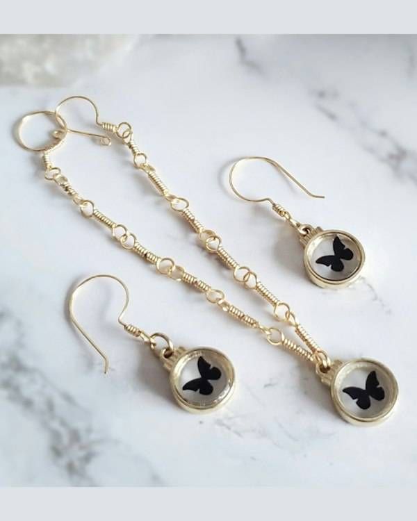 Alternate image for Butterfly Jewelry Set