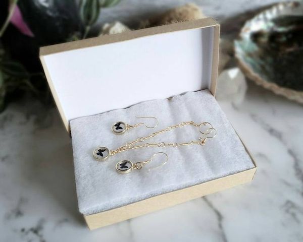 Alternate image for Butterfly Jewelry Set