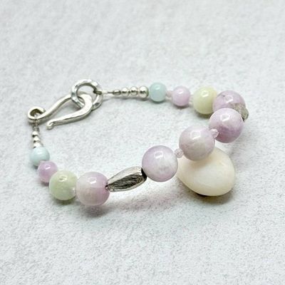 Alternate image for Pastel Gemstones & Sterling Silver Bracelet