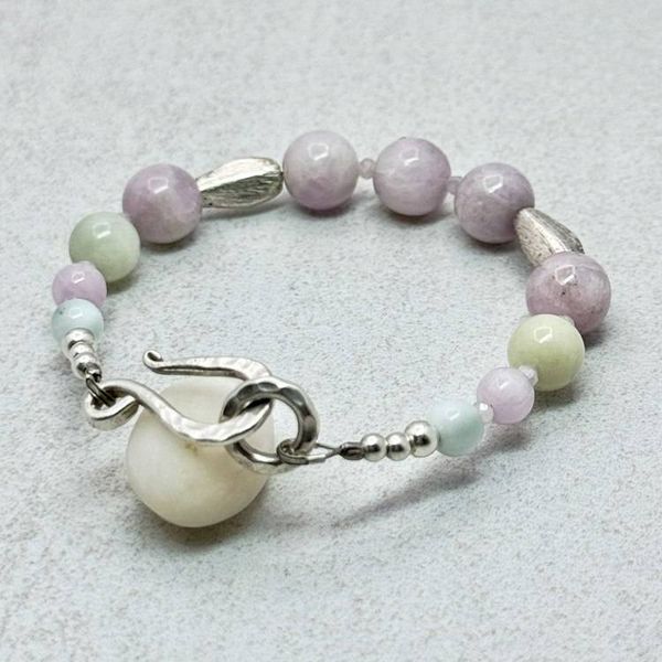 Alternate image for Pastel Gemstones & Sterling Silver Bracelet
