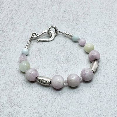 Alternate image for Pastel Gemstones & Sterling Silver Bracelet