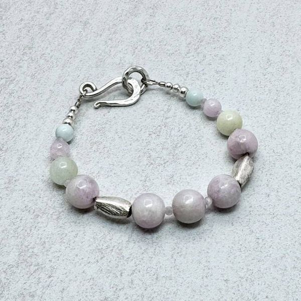 Alternate image for Pastel Gemstones & Sterling Silver Bracelet