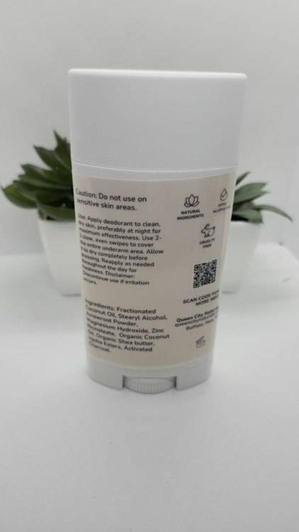 Alternate image for Queen City Naturals Charcoal Aluminum Free Deodorant - 2.8oz/79g