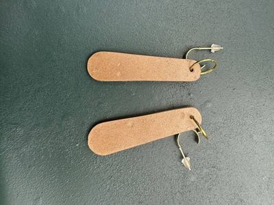 Alternate image for Labradorite Style Polymer Clay Earrings