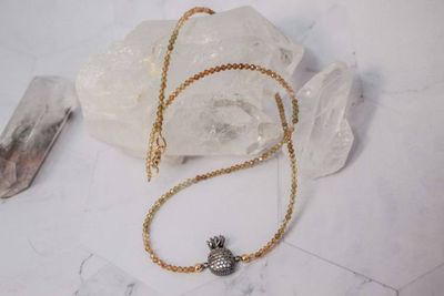 Primary image for Golden Harvest Tourmaline Pineapple Necklace
