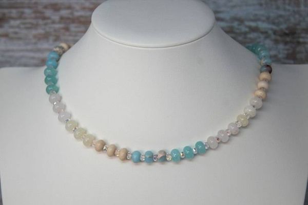 Alternate image for Auroa Candy Multi Gemstone Necklace