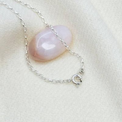 Alternate image for Sterling Silver Aquamarine Pendant Necklace