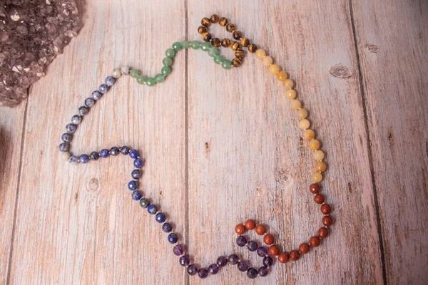 Alternate image for Chakra Harmony Multi Gemstone Necklace
