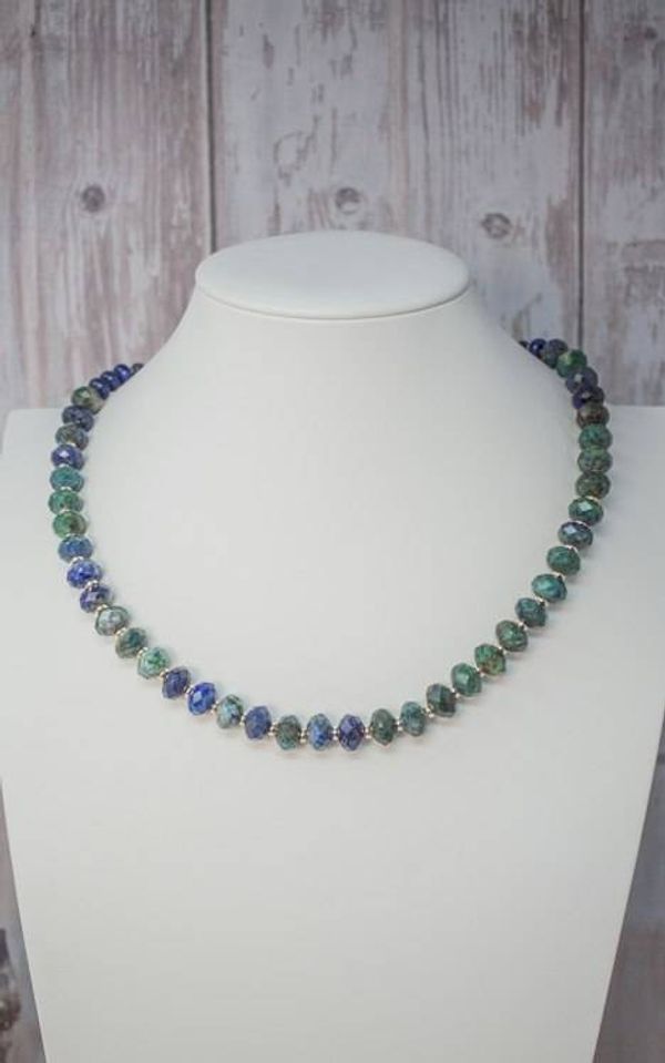 Alternate image for Phoenix Rising Lapis Lazuli and Phoenix Lapis Necklace