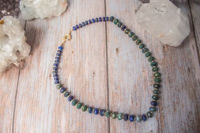 Alternate image for Phoenix Rising Lapis Lazuli and Phoenix Lapis Necklace