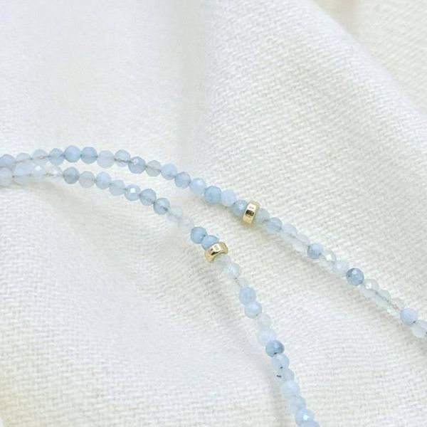 Alternate image for Aquamarine & Baroque Pearl Gold-Filled Necklace