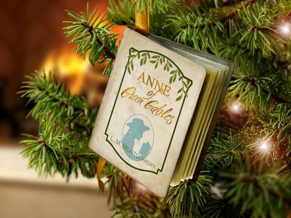 Alternate image for Anne of Green Gables - miniature book Christmas ornament