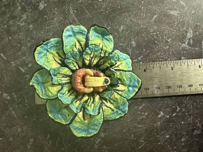 Alternate image for Polymer Clay Fang Flower Brooch